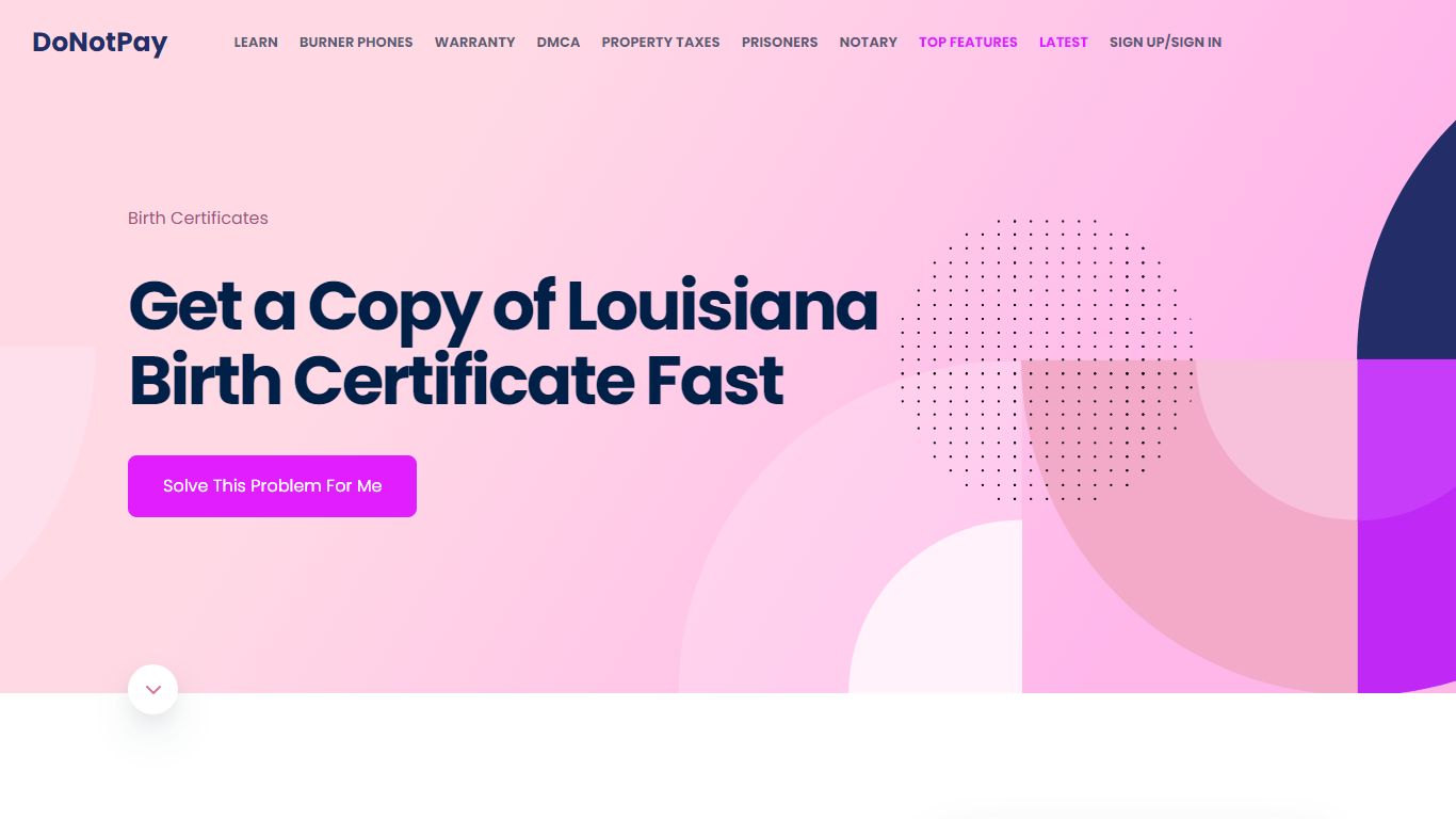 Get a Copy of Louisiana Birth Certificate [Step-By-Step Guide] - DoNotPay